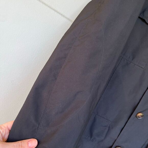 Peter Millar Reversible Canton Field Jacket Black/Grape Faux Suede Trim, Size L - Picture 2 of 16